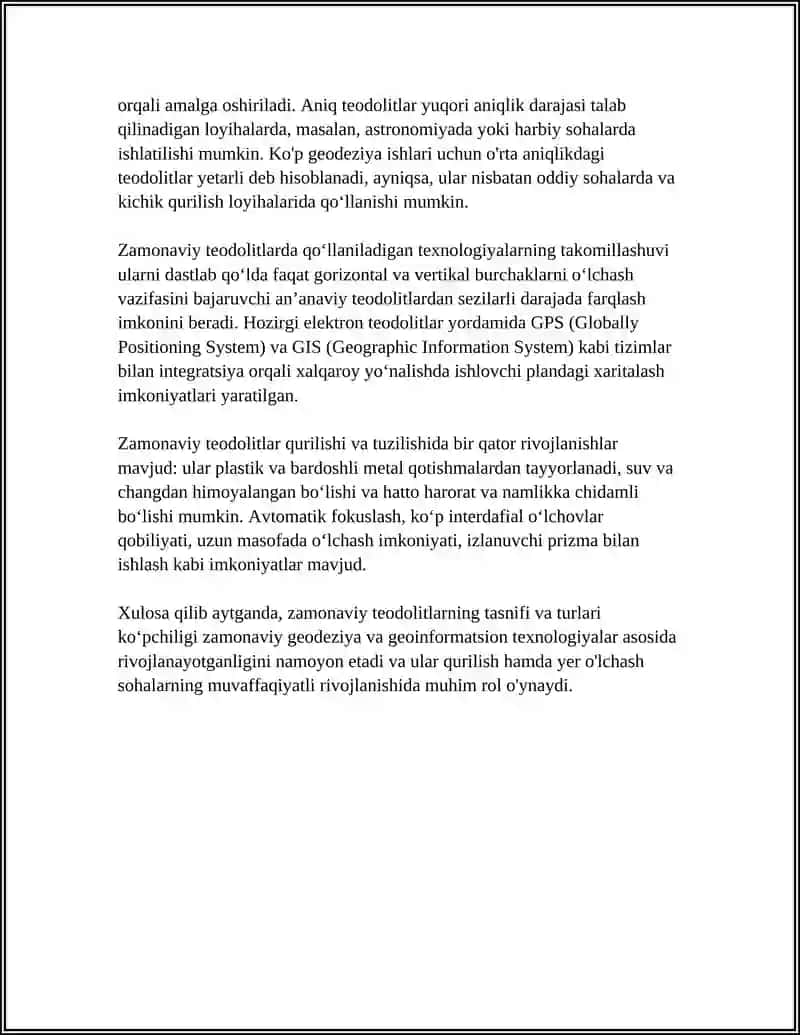 ZAMONAVIY TEODALITLARNI TURLARI VA TUZILISHI 4