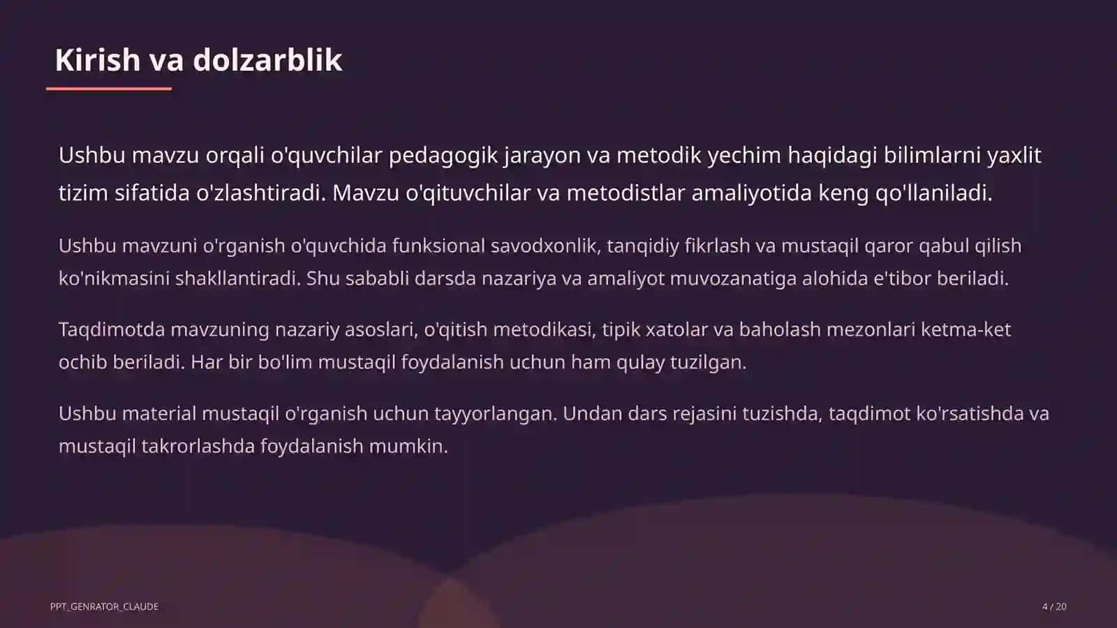 O'qituvchining nutq madaniyati va pedagogik muloqot 4