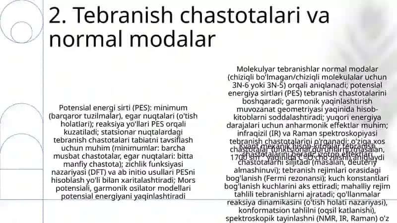 Zamonaviy Kompyuter Kimyosidagi Qo'llanmalar 4