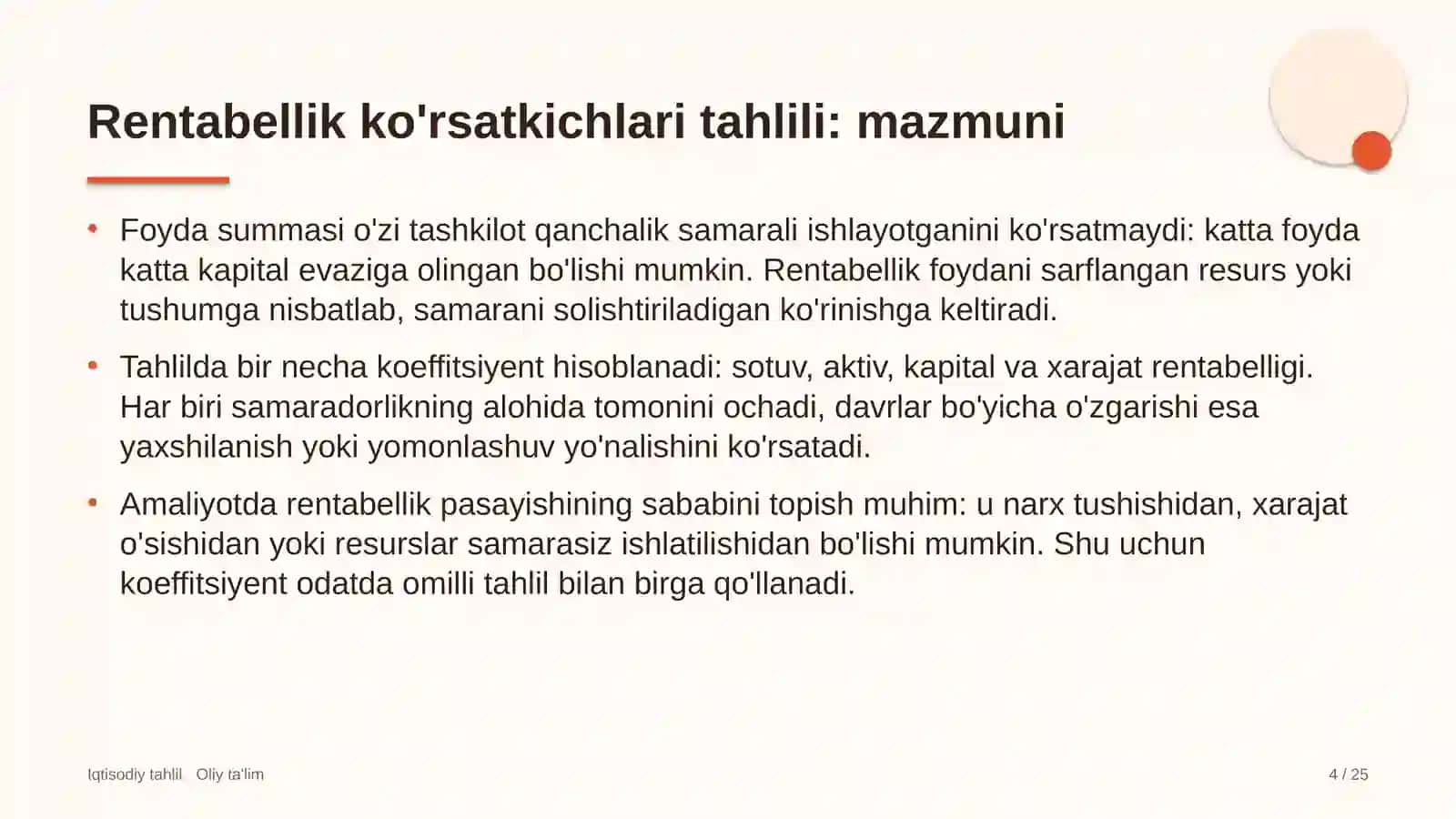 Kiberxavfsizlik sohasida rentabellik ko'rsatkichlari tahlili 4