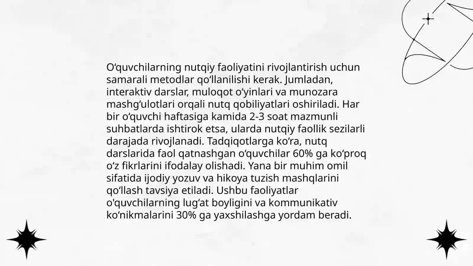 O'quchilarni o'zbek tilidagi badily asarni o'zlashtirishga tayyorlash metodikasi 4