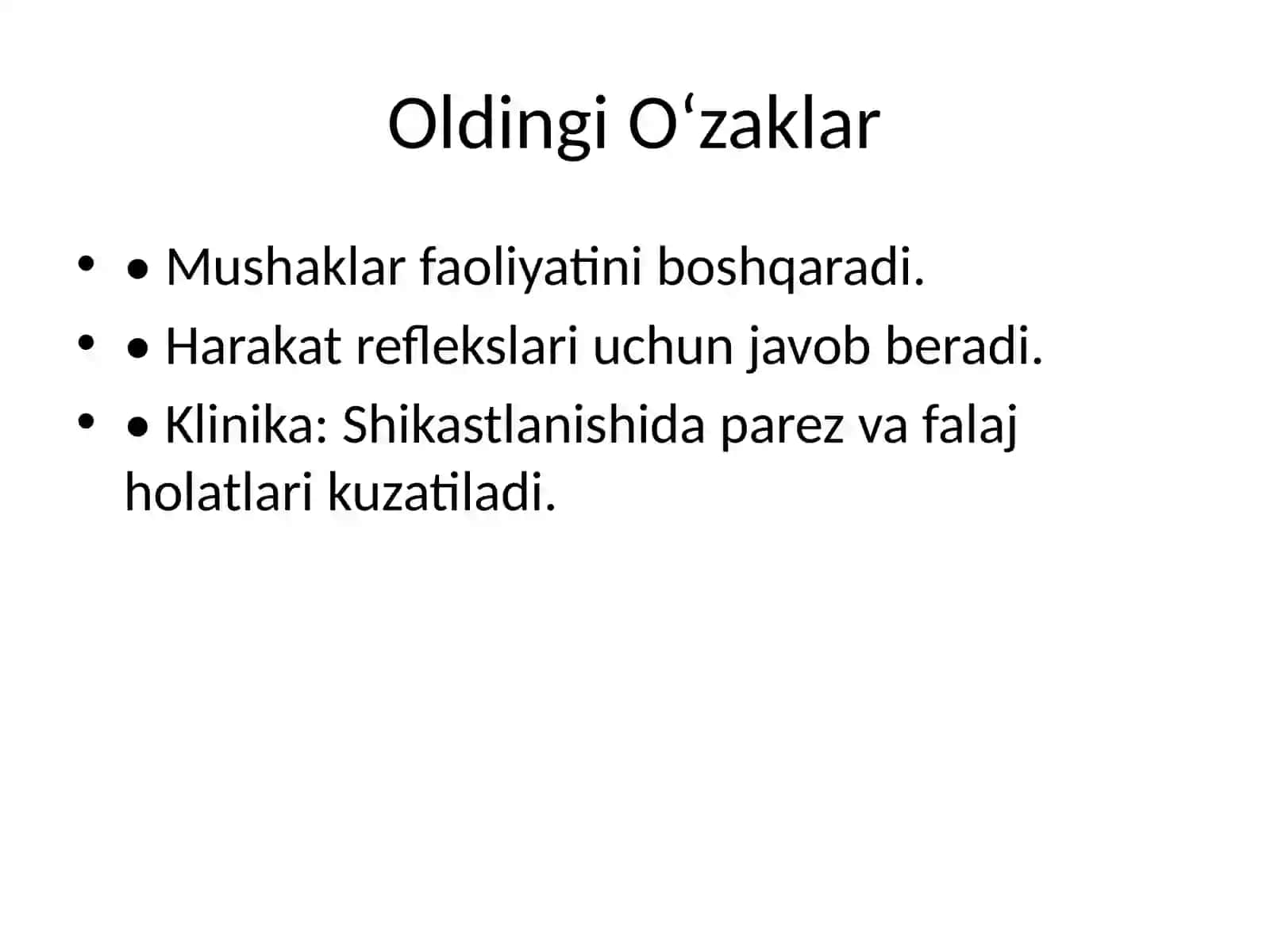 Orqa Miya Oʻzaklarining Joylashuvi va Ularning Ahamiyati 4