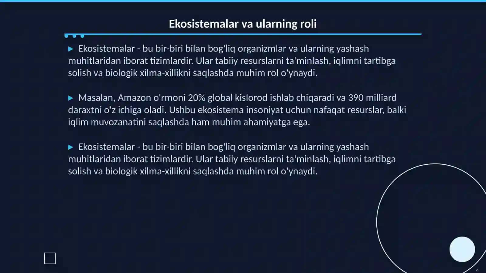 Ekologik muvozanat 4