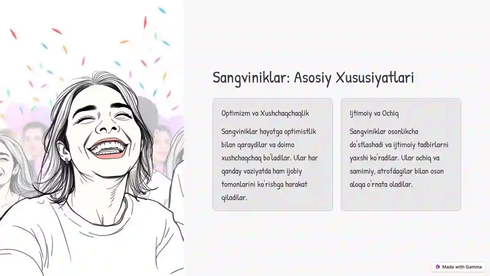 Xolerik va Sangvinik Temperament Turlari 4