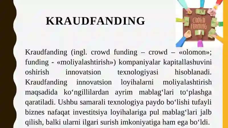 Biznesda kraudsorsing va kraudfanding yangi imkoniyatlari 4