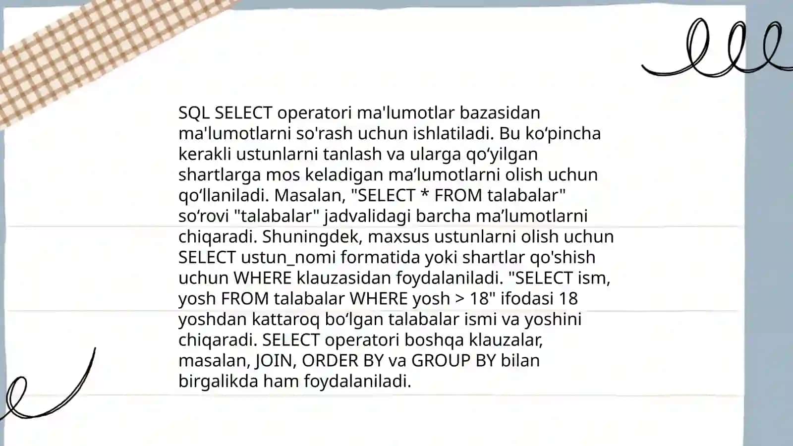 SQL asoslari 4