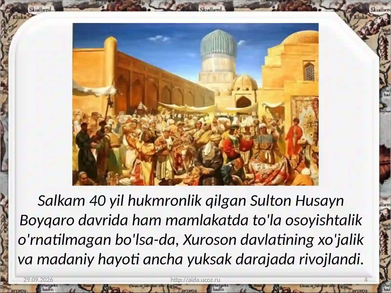 XV asr oxiri-XVI asr boshlaridaTurkistonda siyosiy vaziyat 4