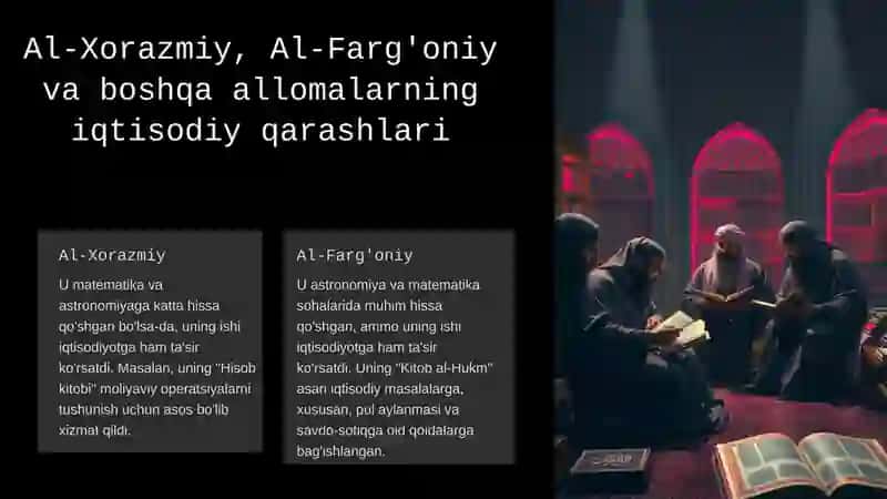 O'rta asr iqtisodiy tafakkuri: Sharq va G'arb o'rtasidagi bog'liqlik 4