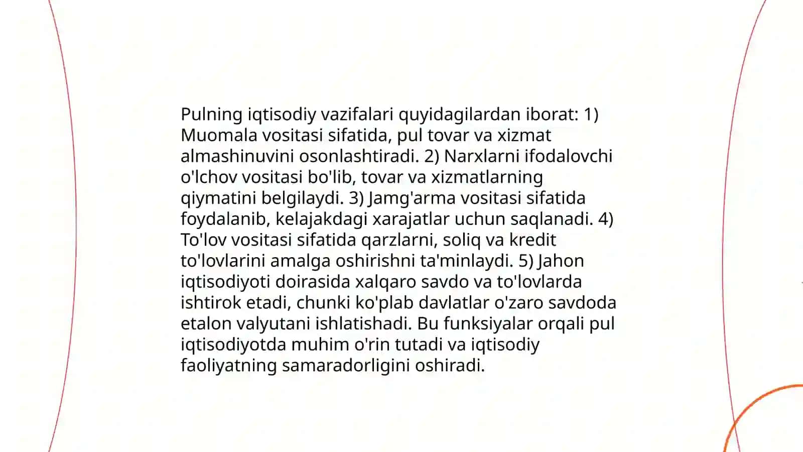 Pulning joriy va kelgusi davrdagi qiymatini nazariy asoslari 4