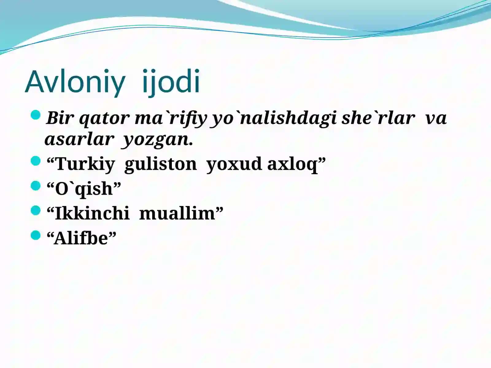 Abdulla Avloniy hayoti va ijodi 4