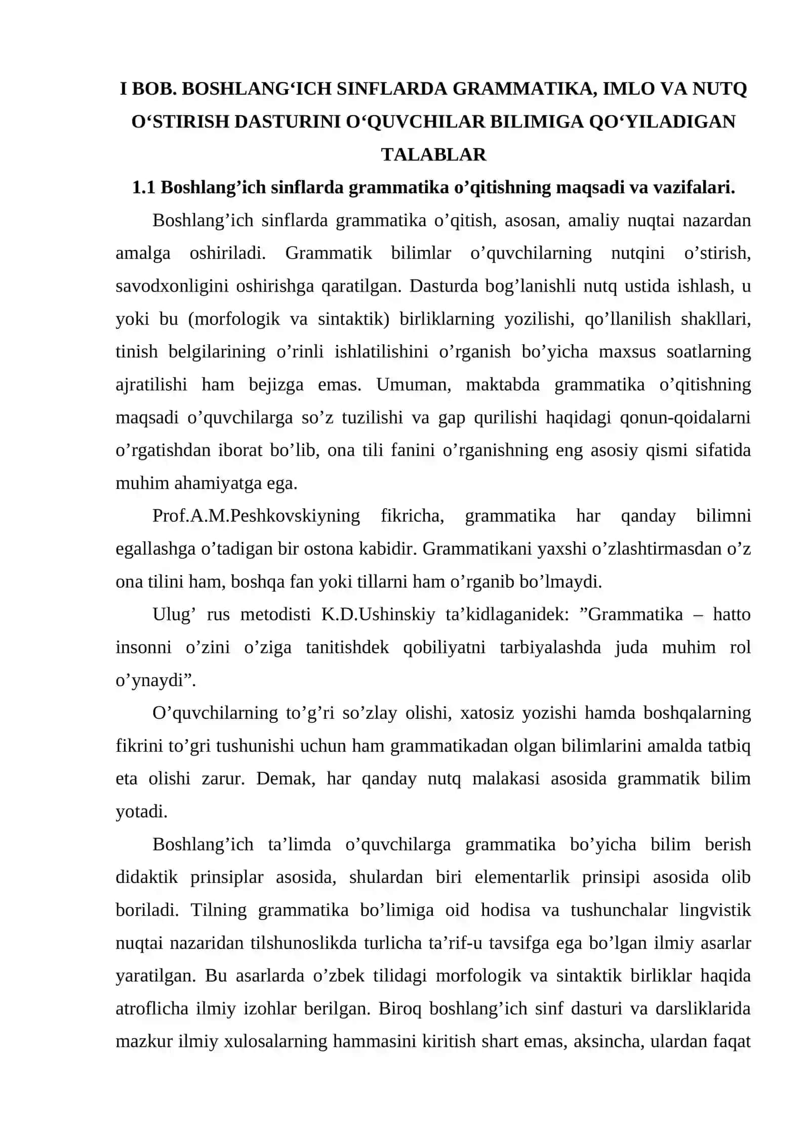 GRAMMATIK IMLO VA NUTQ O'STIRISHDAN MAVZULAR 4