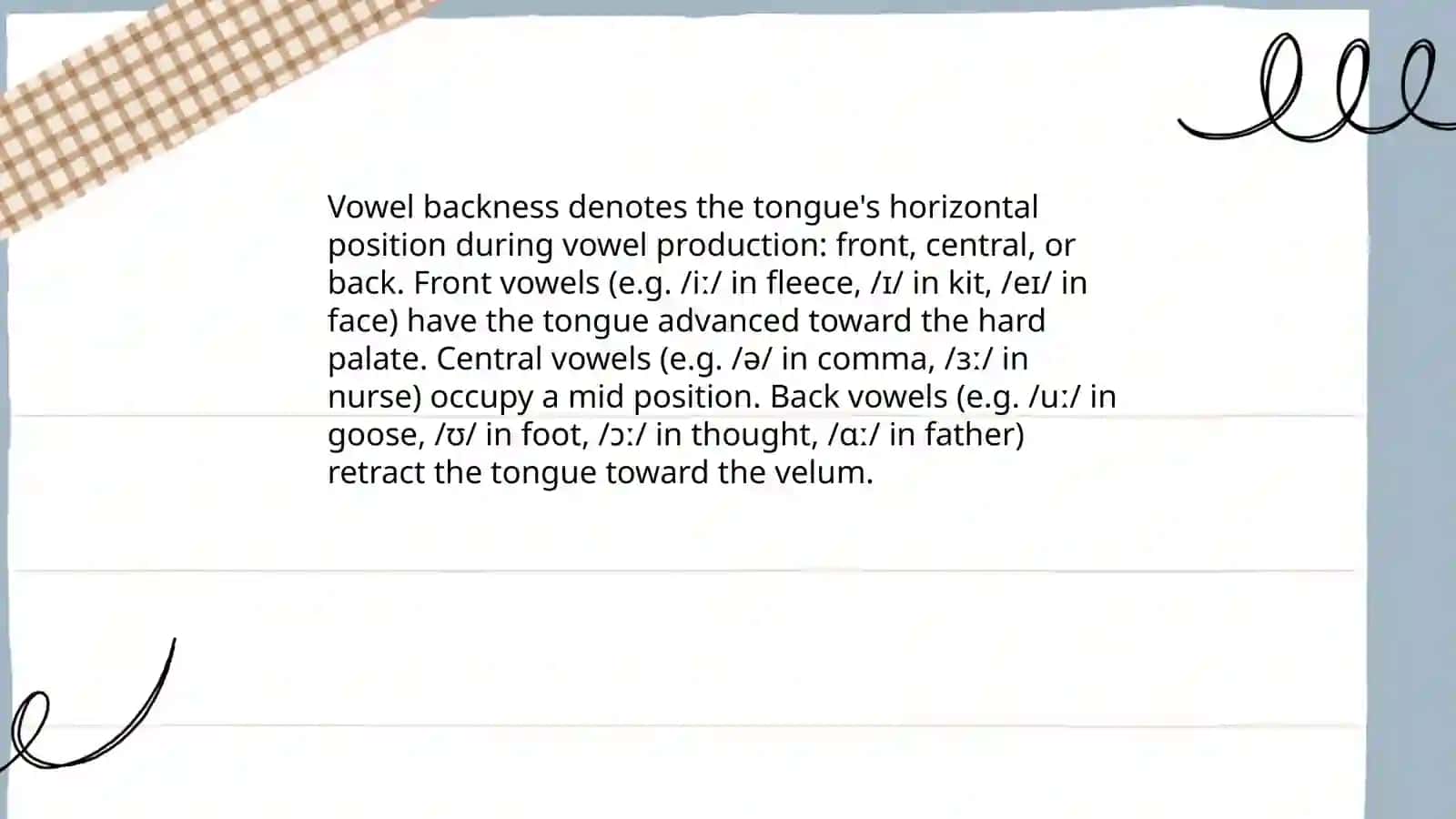 Classification of vowels 4