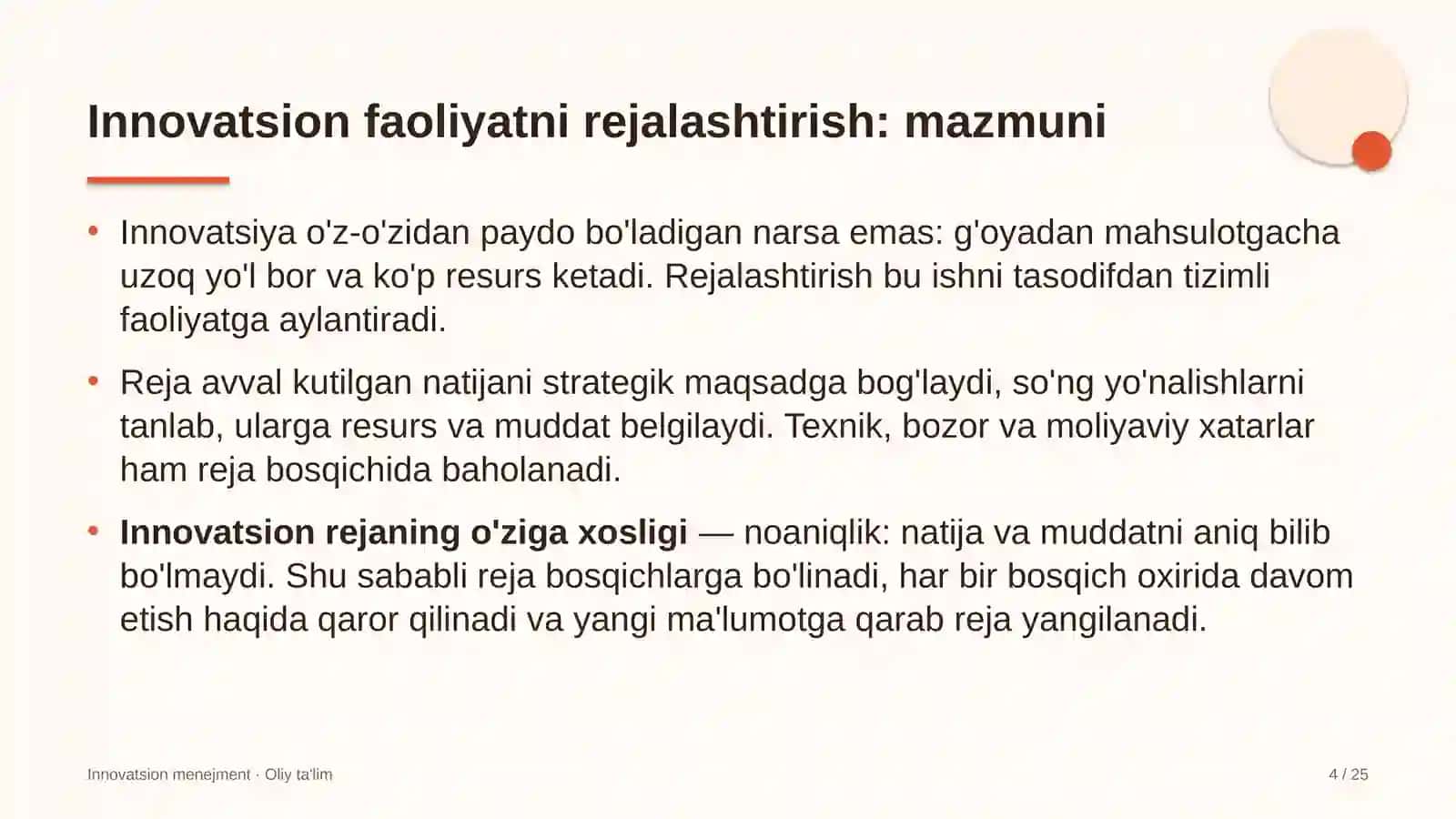 qon quyish markazlarida innovatsion faoliyatni rejalashtirish 9112 4