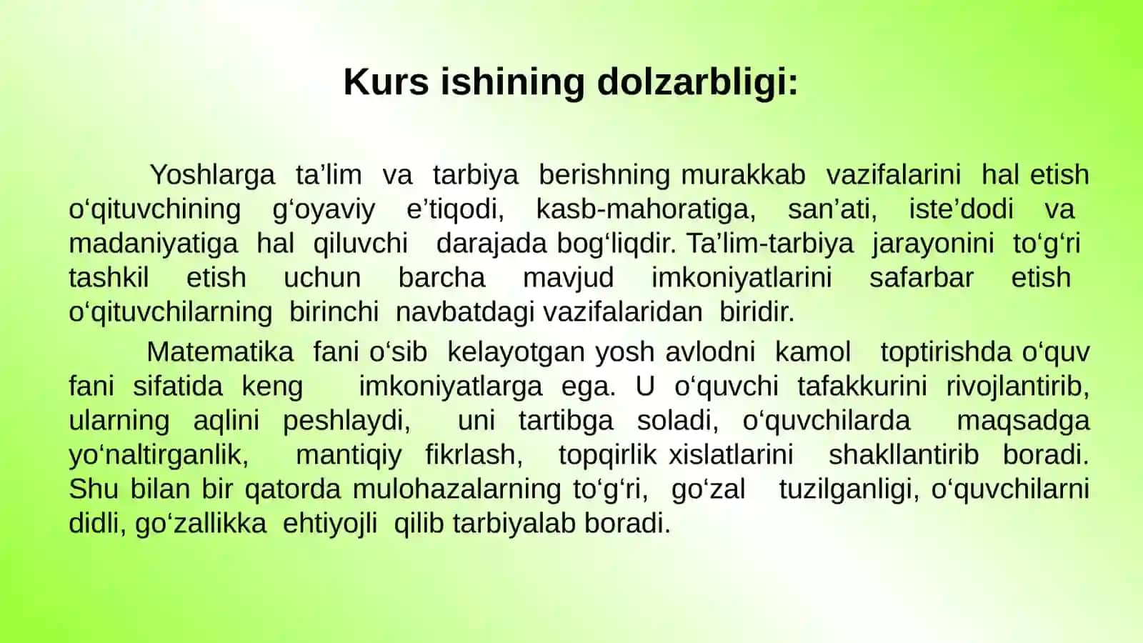 Matematika Analizi 4