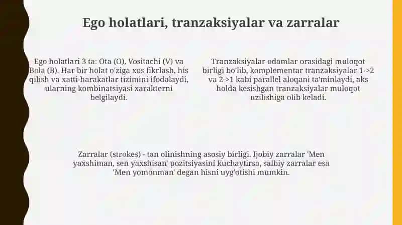 Transaksion Tahlil Psixologik Trening 4