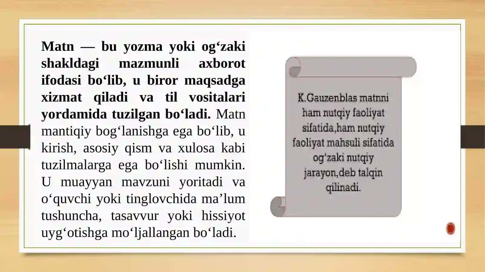 Matn va uning turlari 4