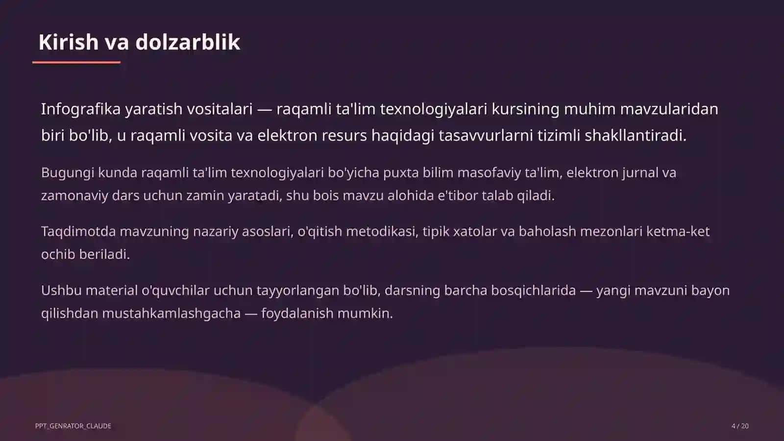 Infografika yaratish vositalari 4
