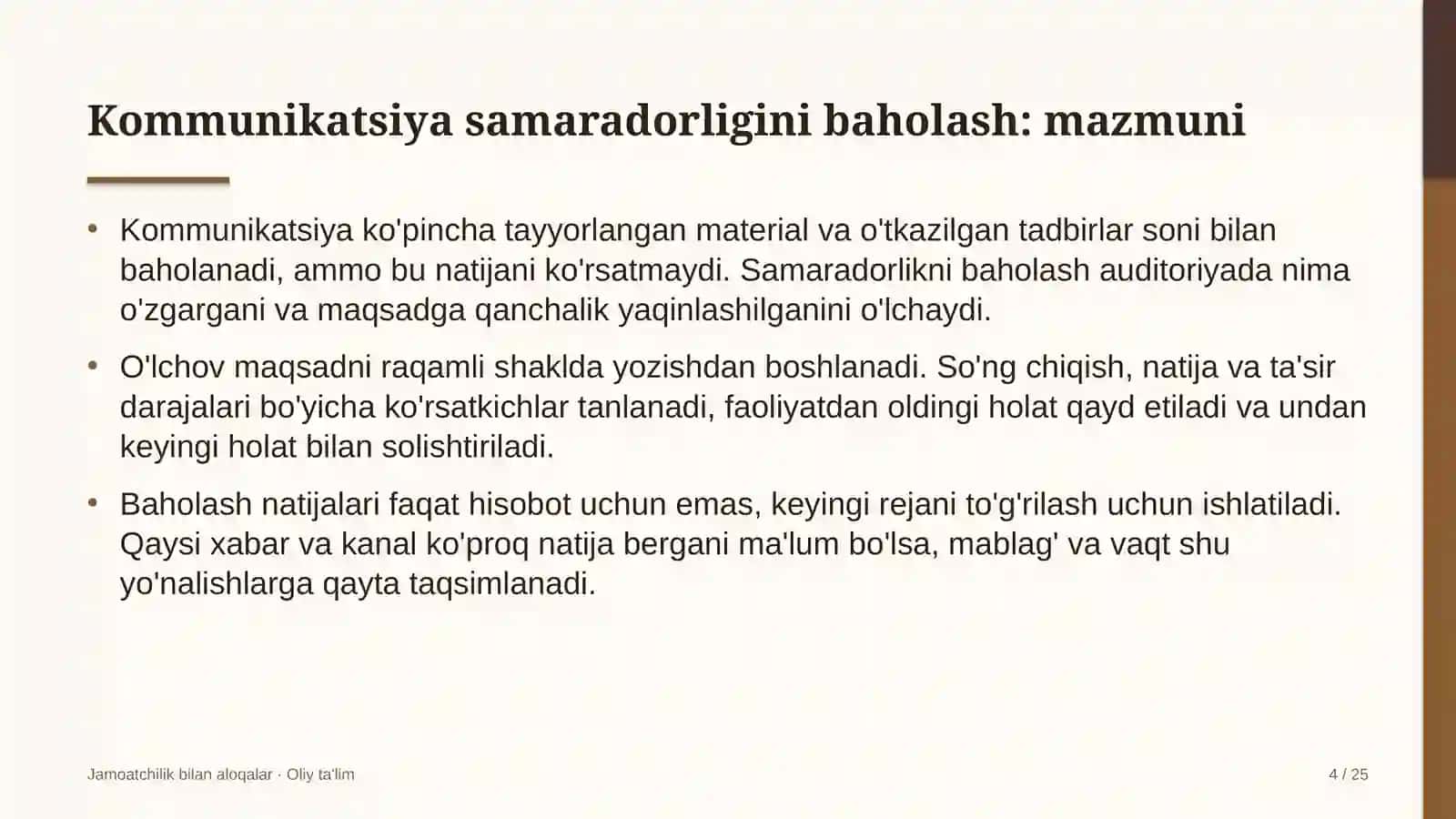 Avtomobil transportida kommunikatsiya samaradorligini baholash 4