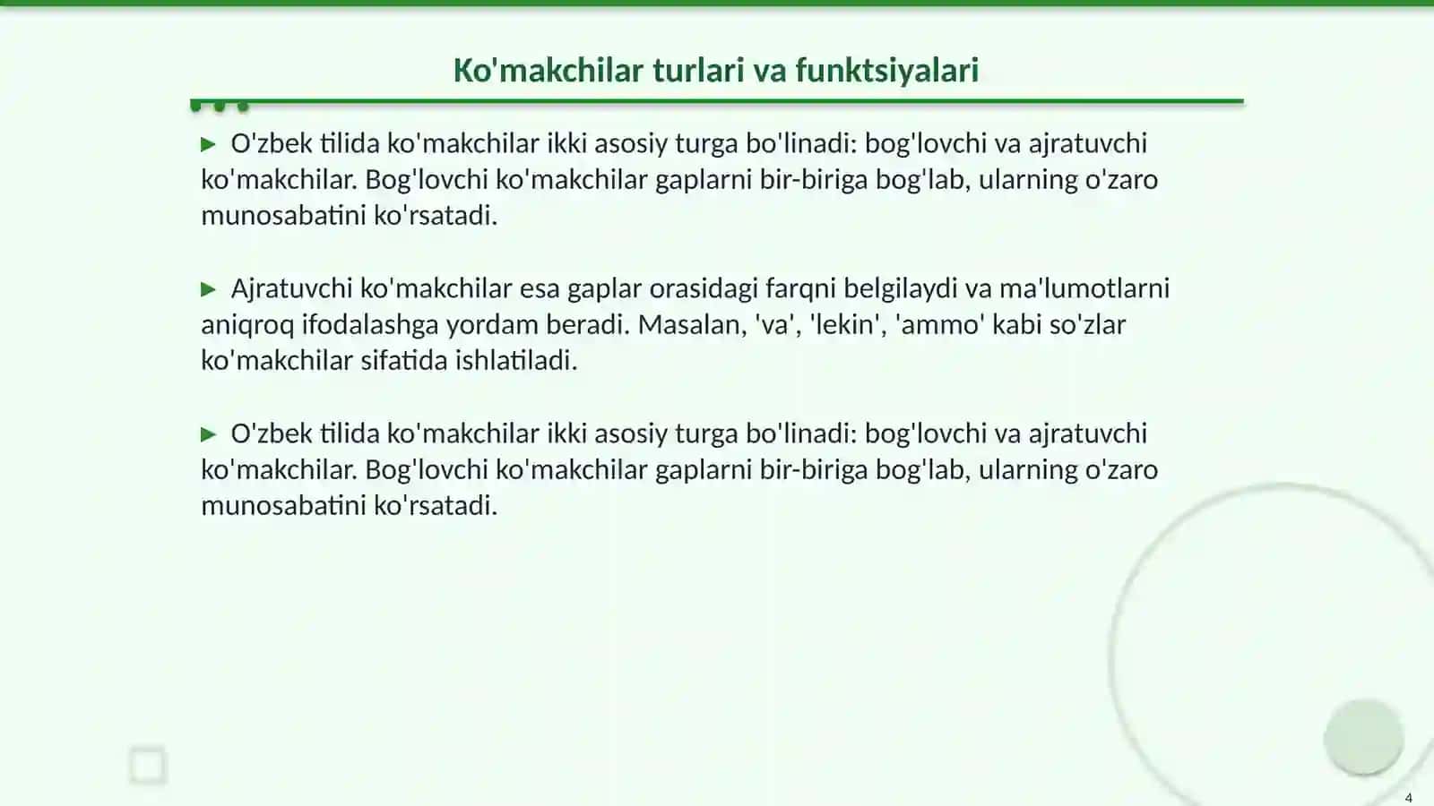 O'zbek tili tarixi 4