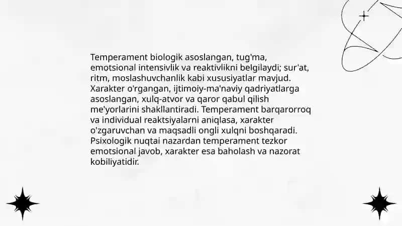 Temperamentning psixologik tavsifi 4