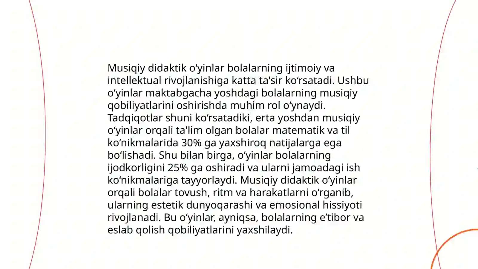 Maktabgacha yoshdagi bolalarga musiqiy tarbiya berish metodlari 4