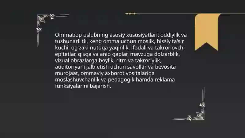Ommabop uslub 4