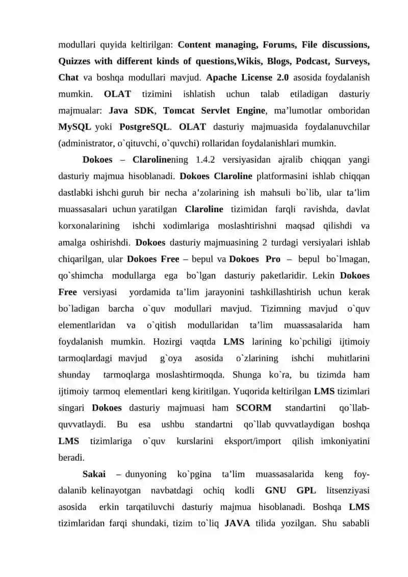 LMS MOODLE TIZIMI 4