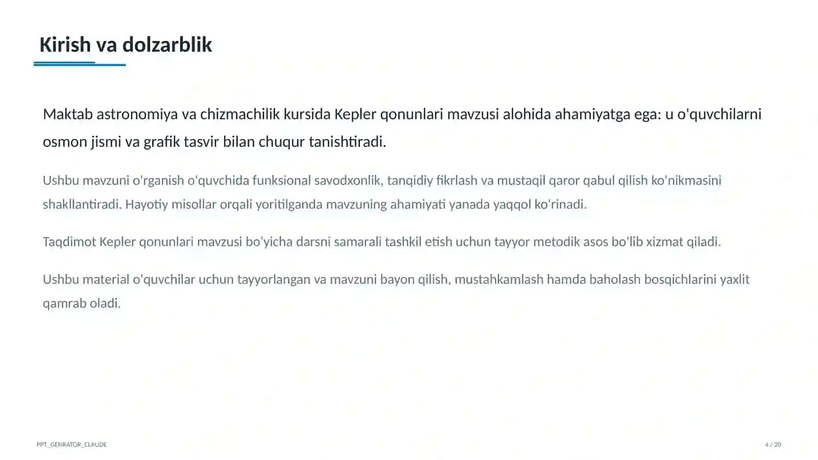 Kepler qonunlari (10-sinf) 4