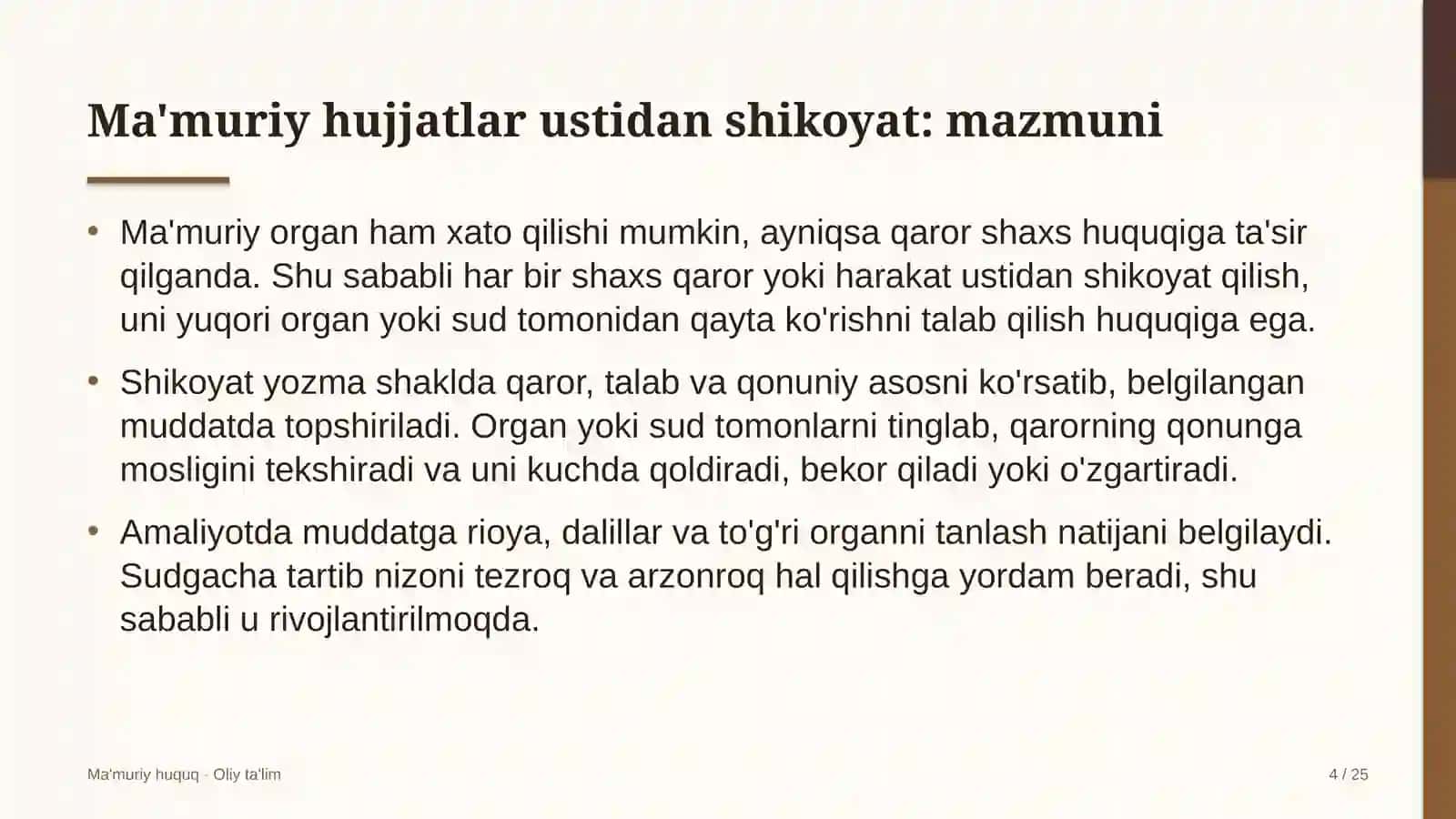 bulutli xizmatlar provayderlarida ma'muriy hujjatlar ustidan shikoyat qilish 6094 4
