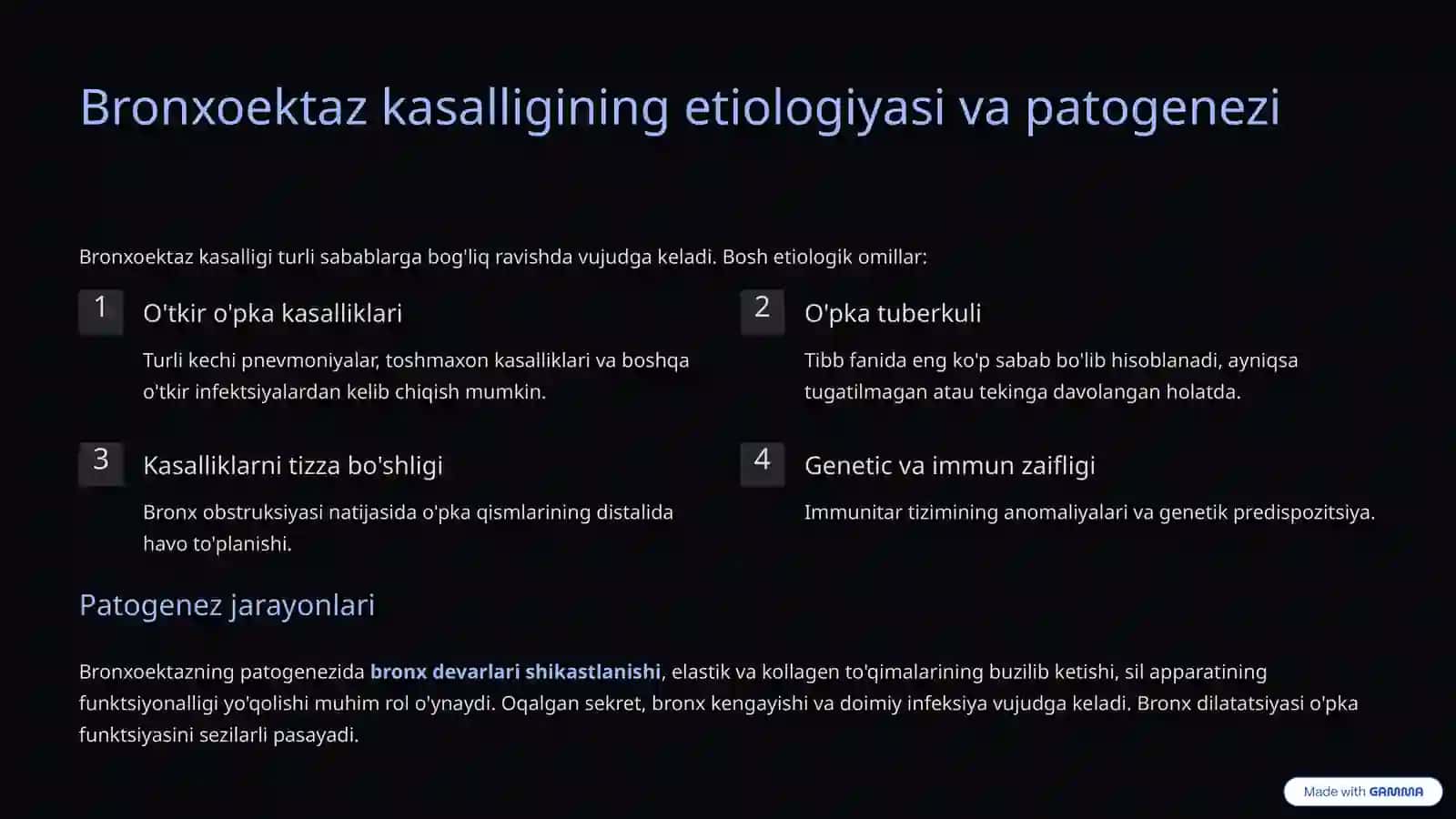 O'pkada bo'shliq sindromi 4