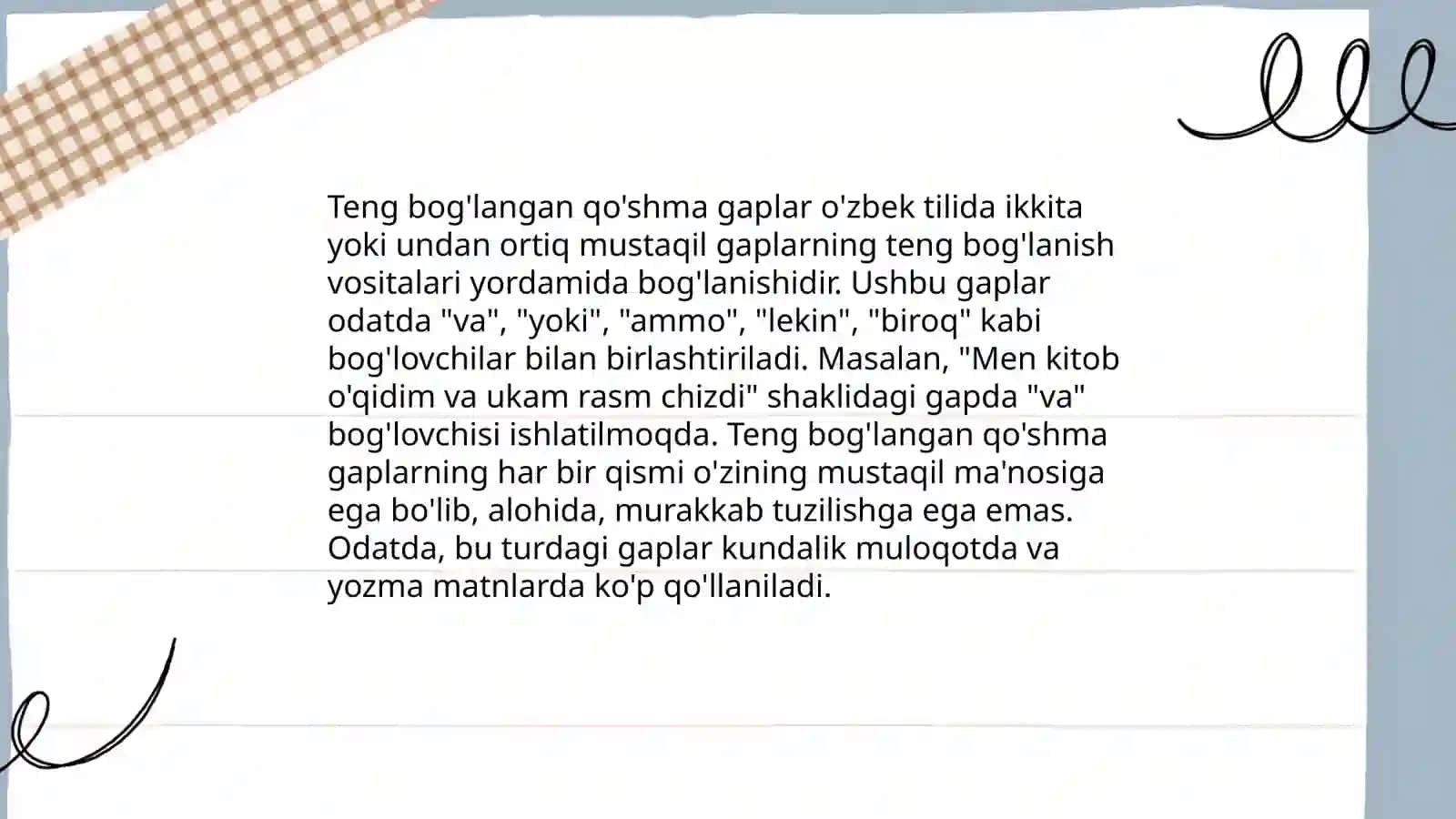 Qo'shma gaplarning turlari 4