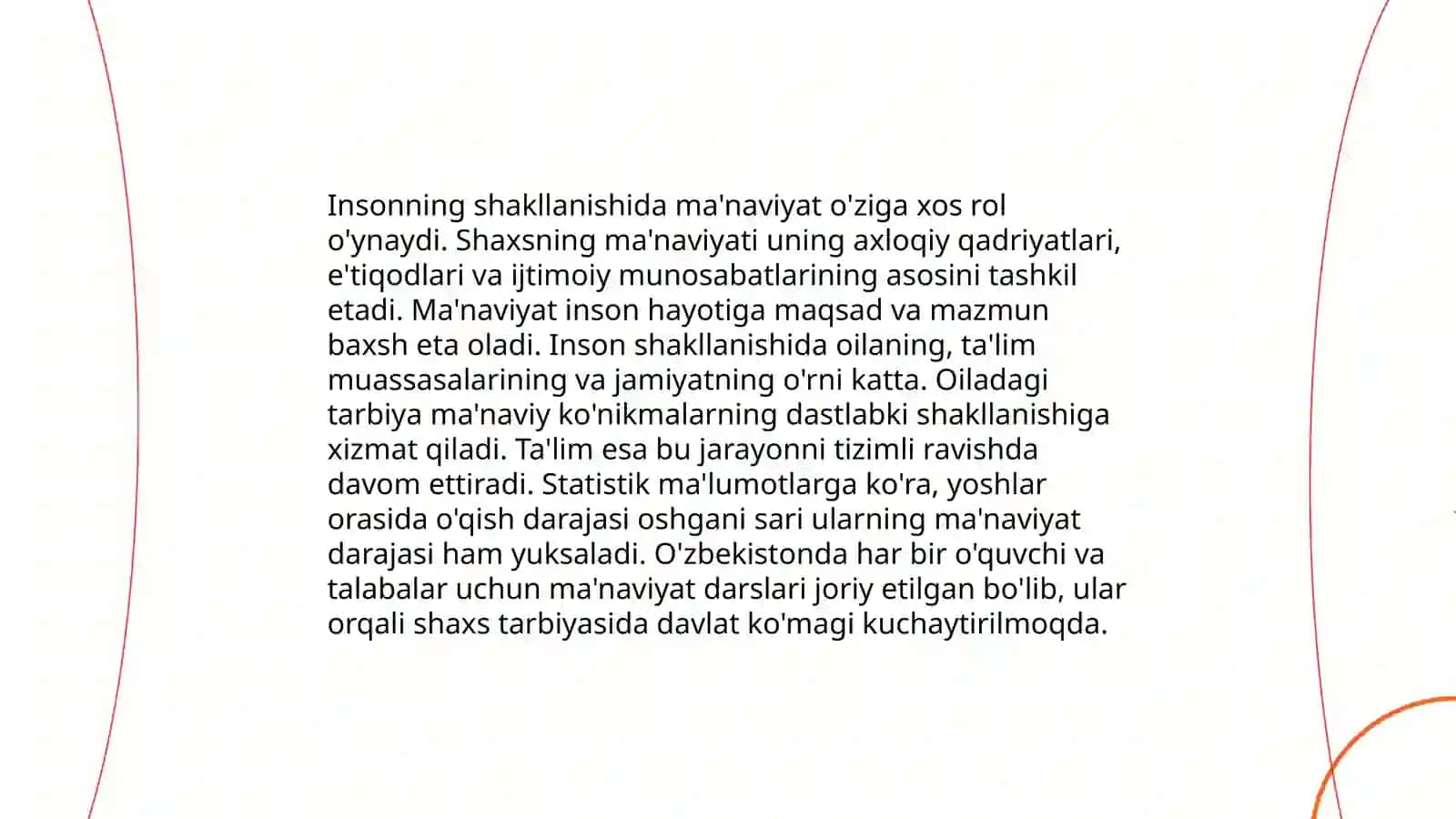 Jamiyat, inson va maʼnaviyat: moddiy va maʼnaviy hayot mushtarakligi 4