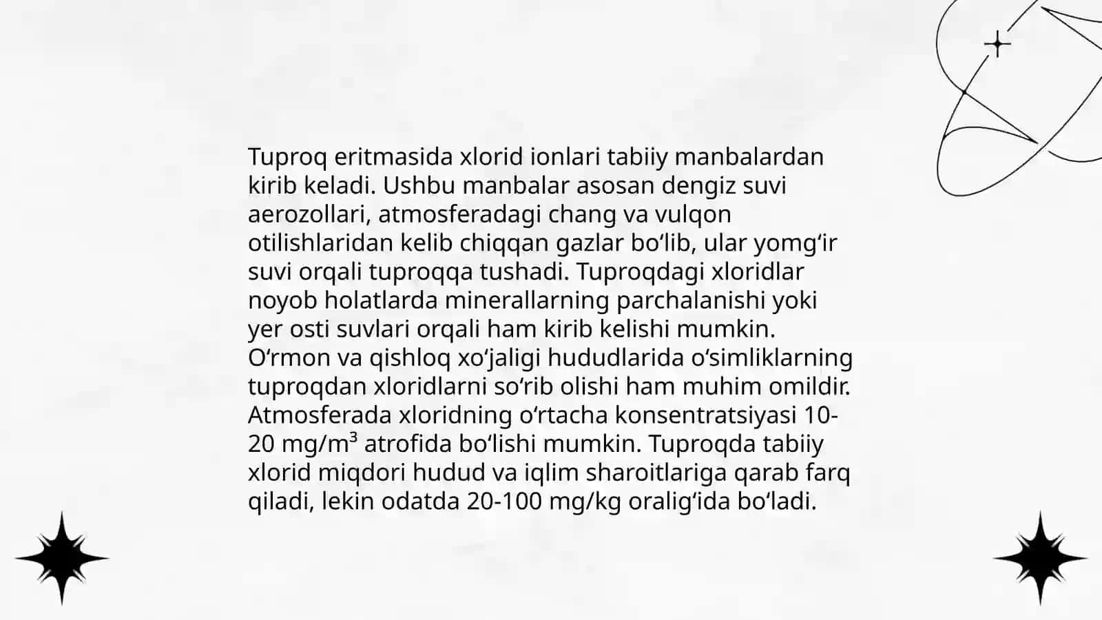 Tuproq Eritmasi Tarkibidagi Xloridni Aniqlash 4
