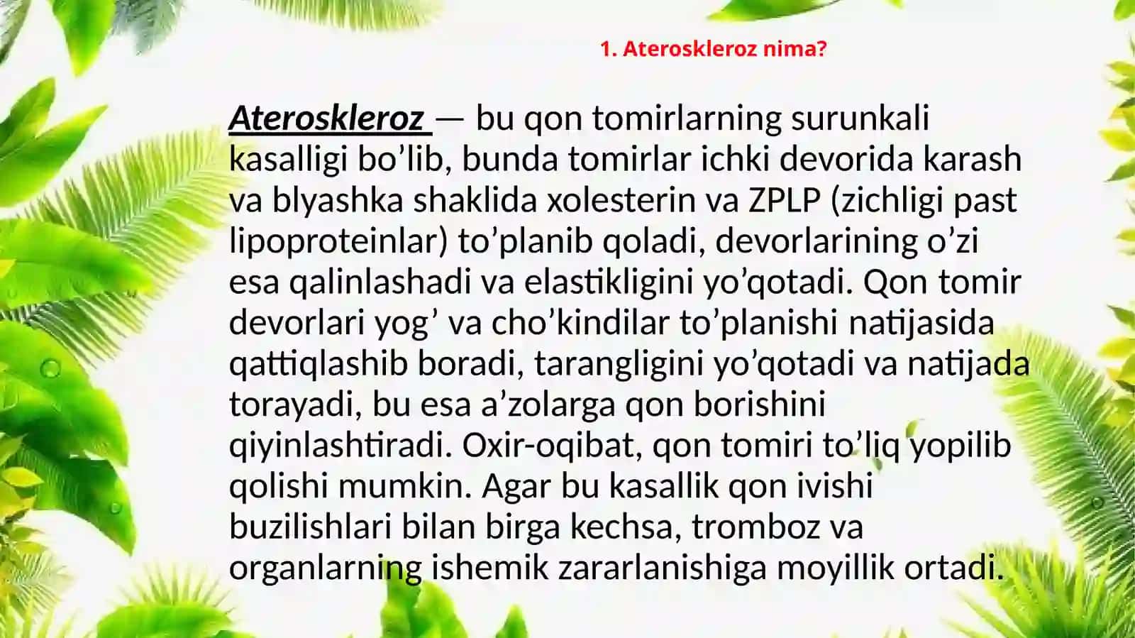 Ateroskleroz. 4