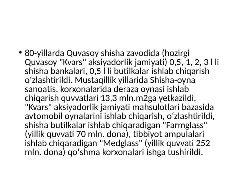 Shisha-Oyna Sanoati 4