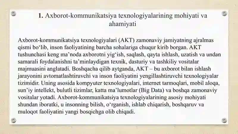 Axborot-kommunikatsiya texnologiyalari mahsulotlari 4