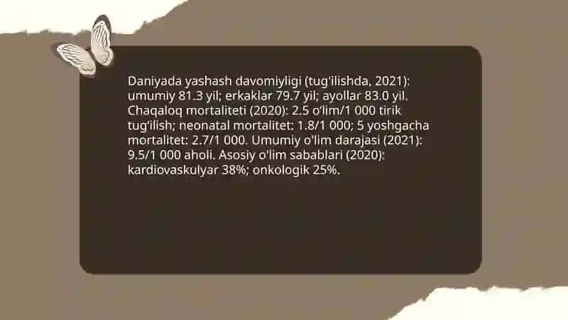 Daniya ning statistikalari 4