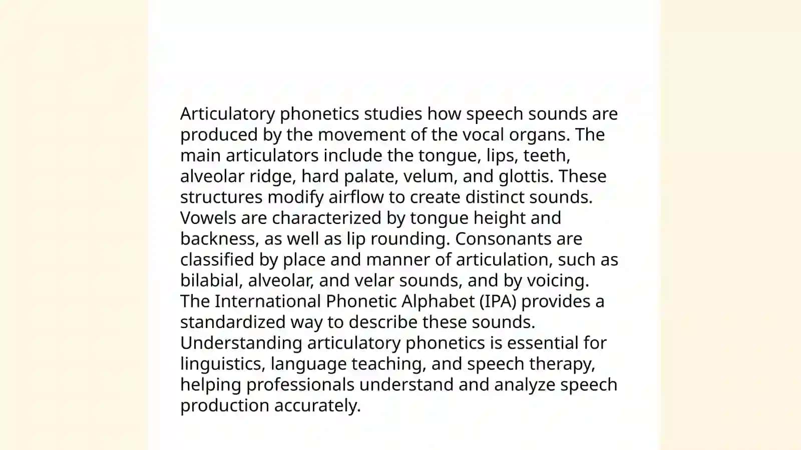 Phonetics Presentation 4