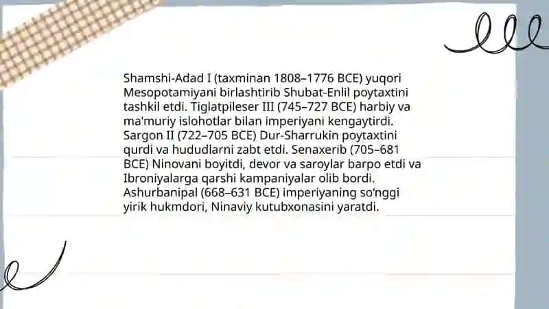 Qadimgi Ossuriya 4