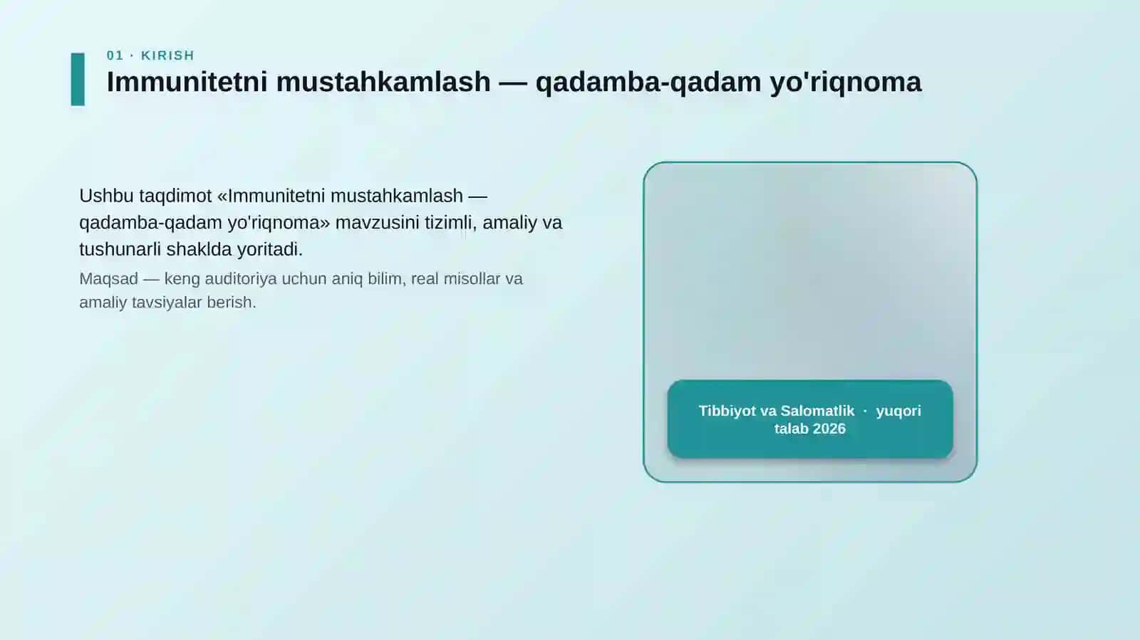Immunitetni mustahkamlash — qadamba-qadam yo'riqnoma 4