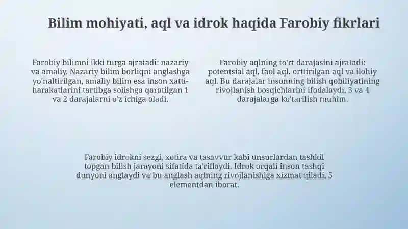 Abu Nasr Farobiyning qarashlarida tarbiyaga oid qarashlar 4