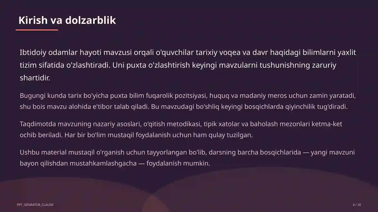 Ibtidoiy odamlar hayoti (5-sinf) 4