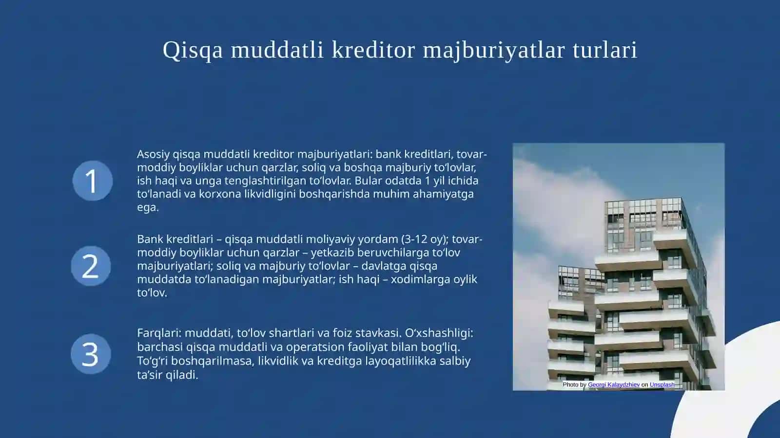 Qisqa muddatli kreditor majburiyatlar tarkibi va aylanuvchanligini tahlili 4
