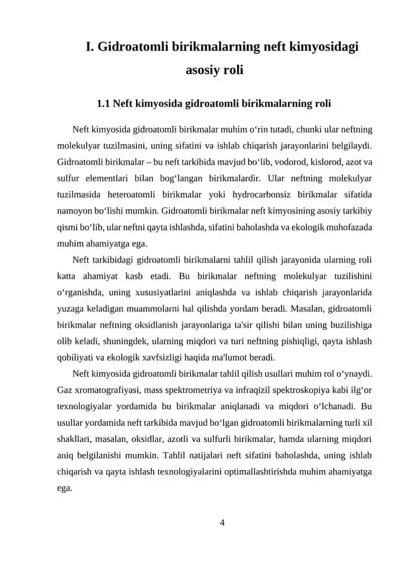 Gidroatomli birikmalar tahlili 4