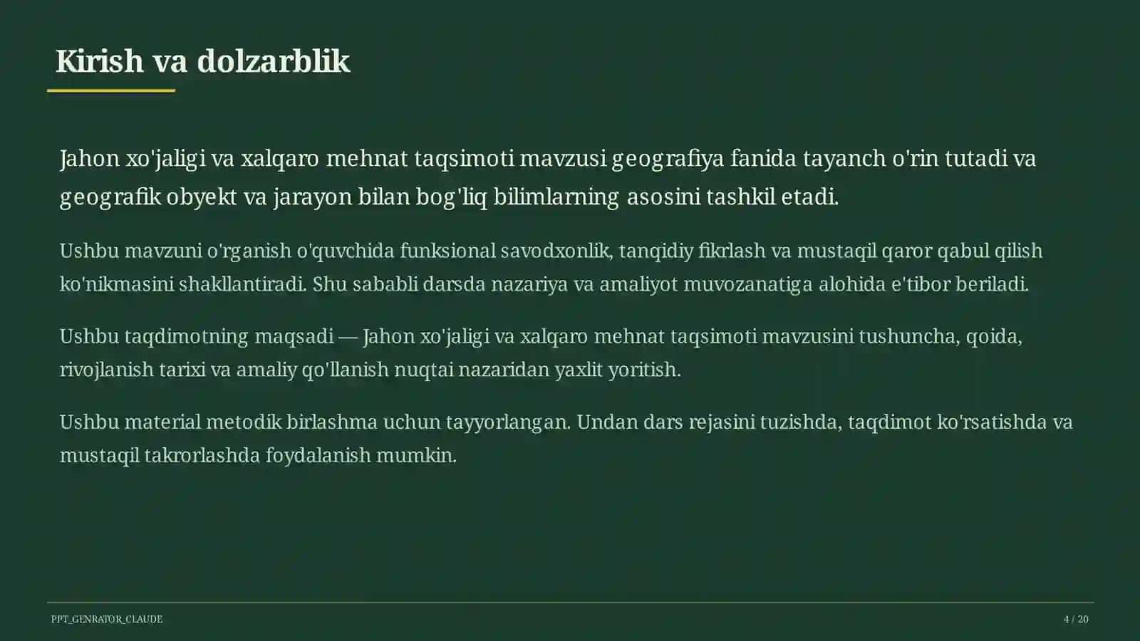 Geografiya (5–11) — metodik birlashma uchun 4