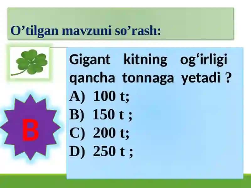 Hayvon organizmining tuzilishi va klassifikatsiyasi 4