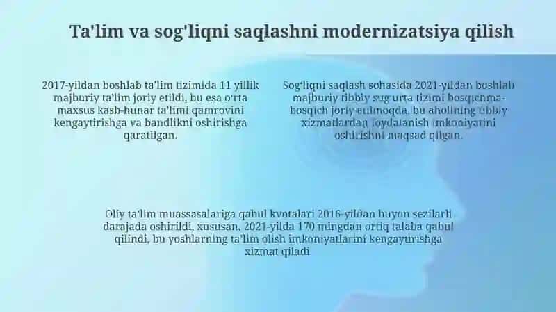O'zbekistonda ijtimoiy siyosatning ustuvor yo'nalishlari 4