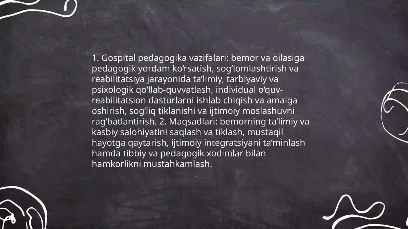 Gospital pedagogika faning asosiy tushunchalari va tariflari 4