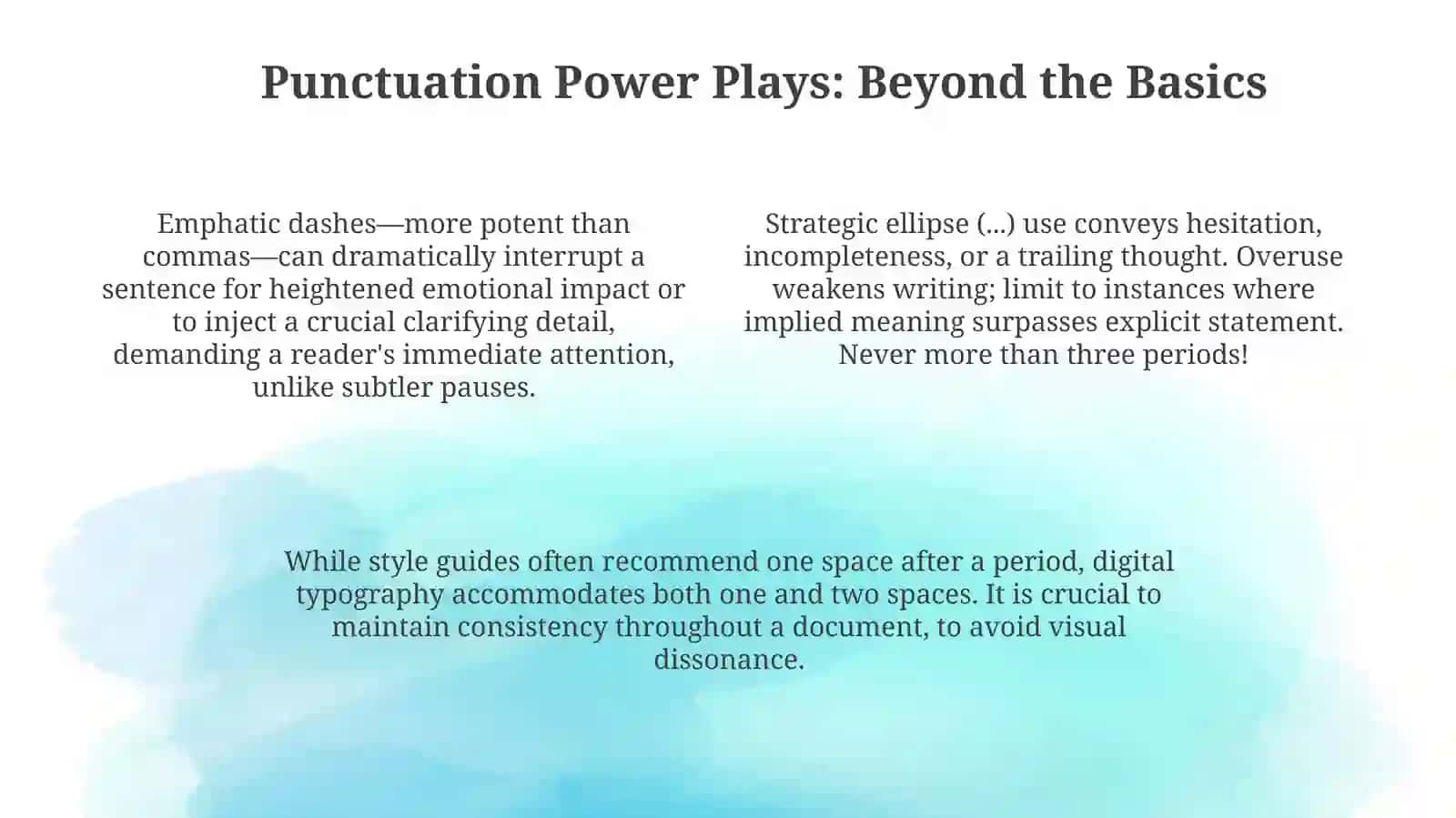 Punctuation Powerhouse: Mastering the Essentials 4