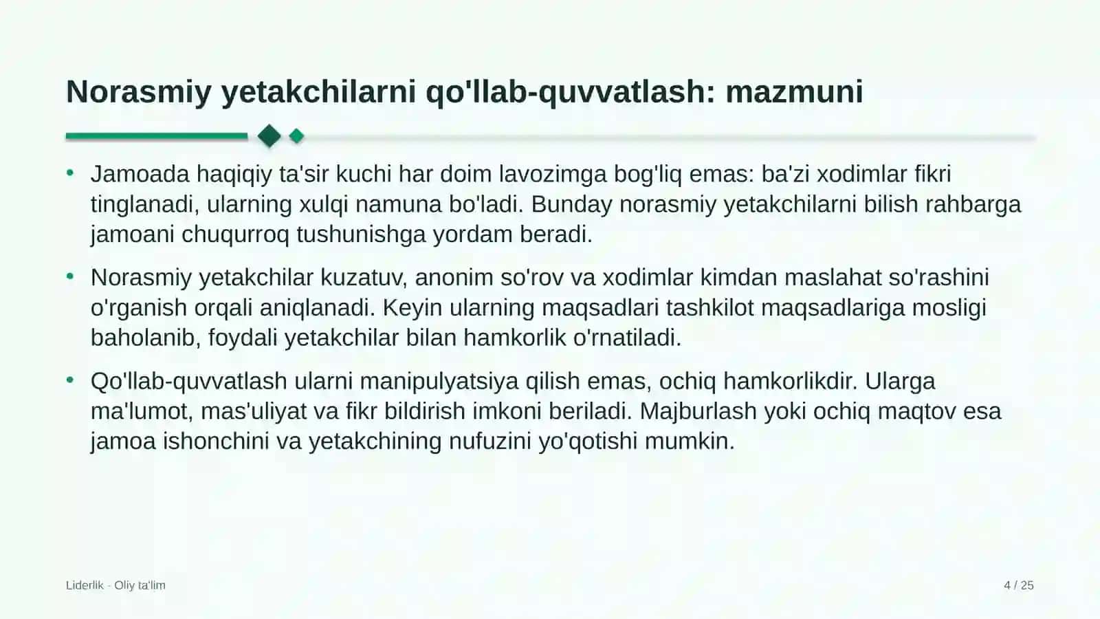 uran sanoatida norasmiy yetakchilarni aniqlash va qo'llab quvvatlash 3899 4